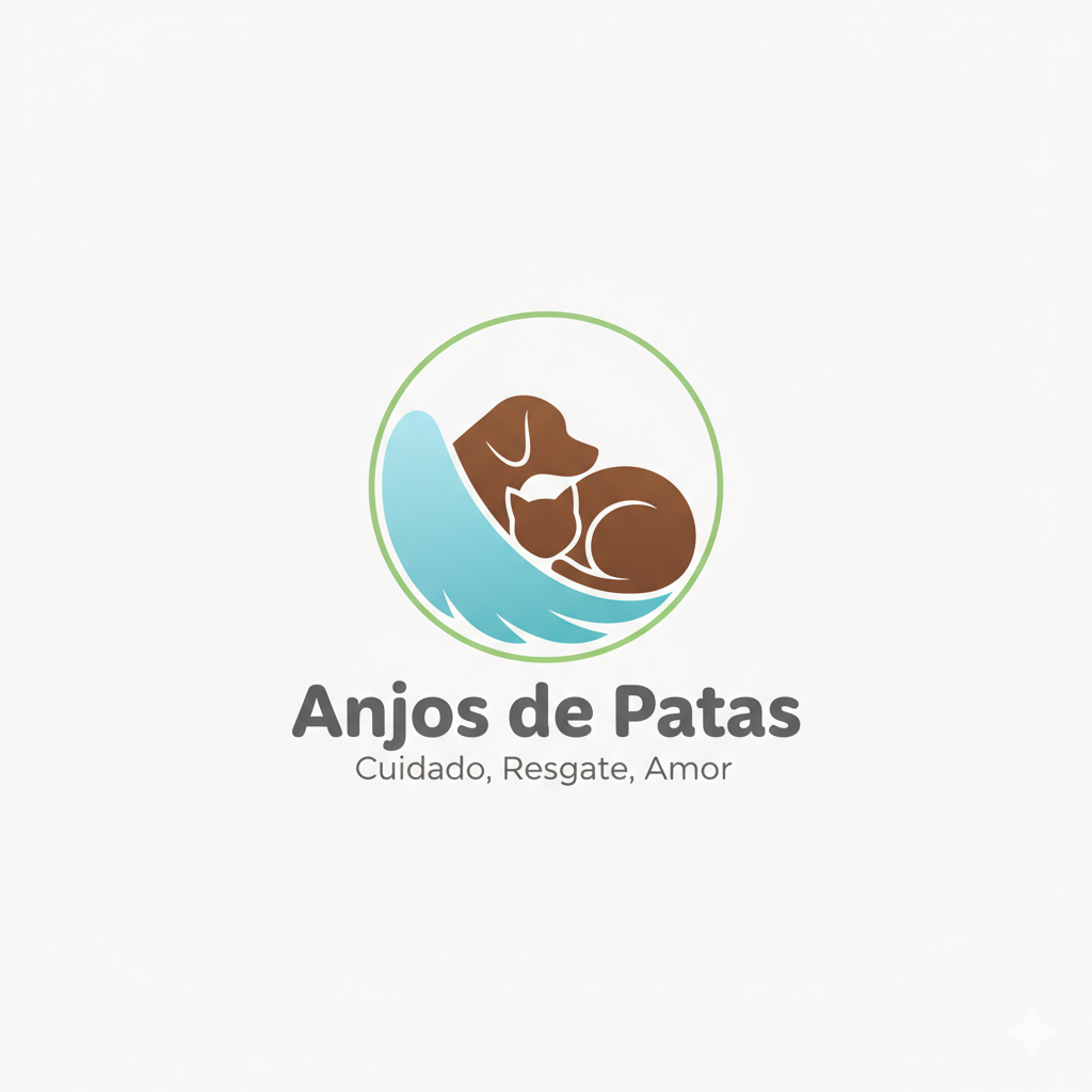Logotipo da ONG Anjos de Patas